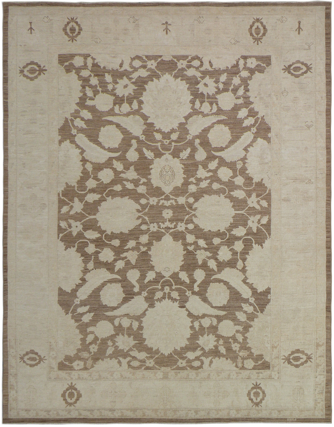 8'x10' 19th C. Sultanabad Persian Rug Design Ariana Traditional