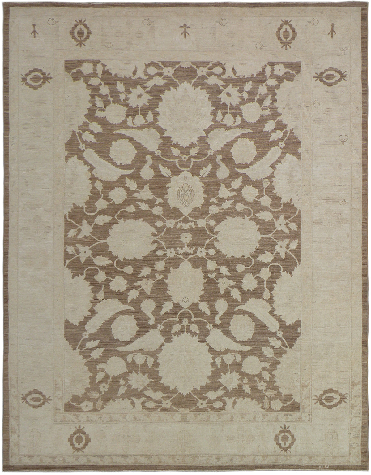 8'x10' 19th C. Sultanabad Persian Rug Design Ariana Traditional