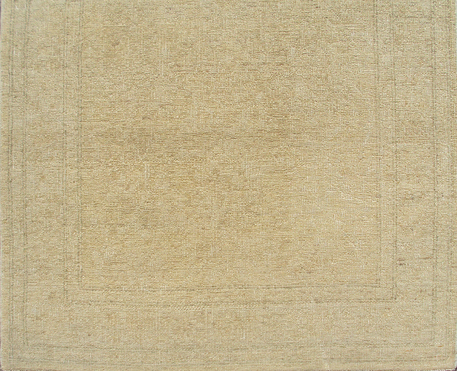 3x19 Very Pale Faded Gold Indian design Ariana Transitional Runner Rug