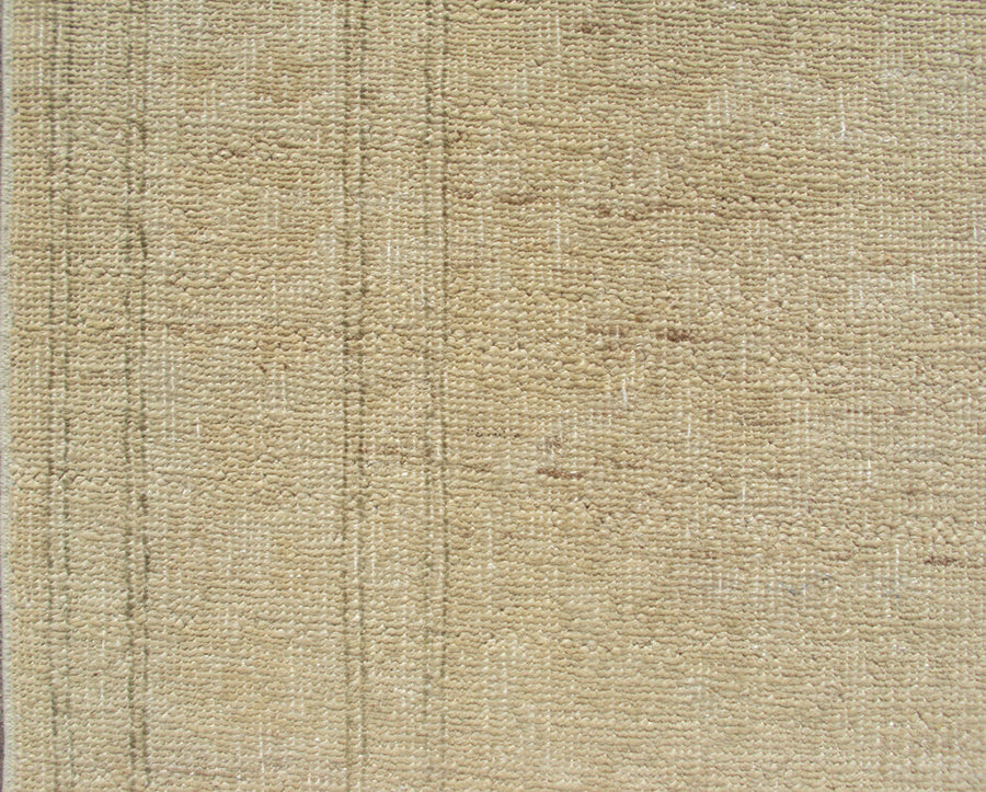 3x19 Very Pale Faded Gold Indian design Ariana Transitional Runner Rug