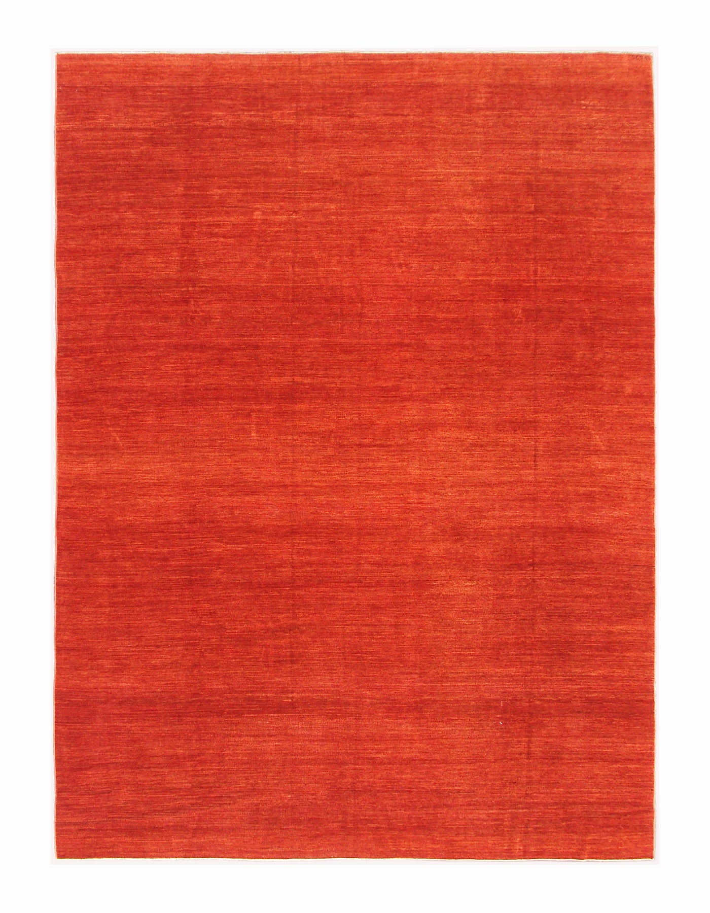 9'x12' Solid Orange Ariana Over-dye Rug