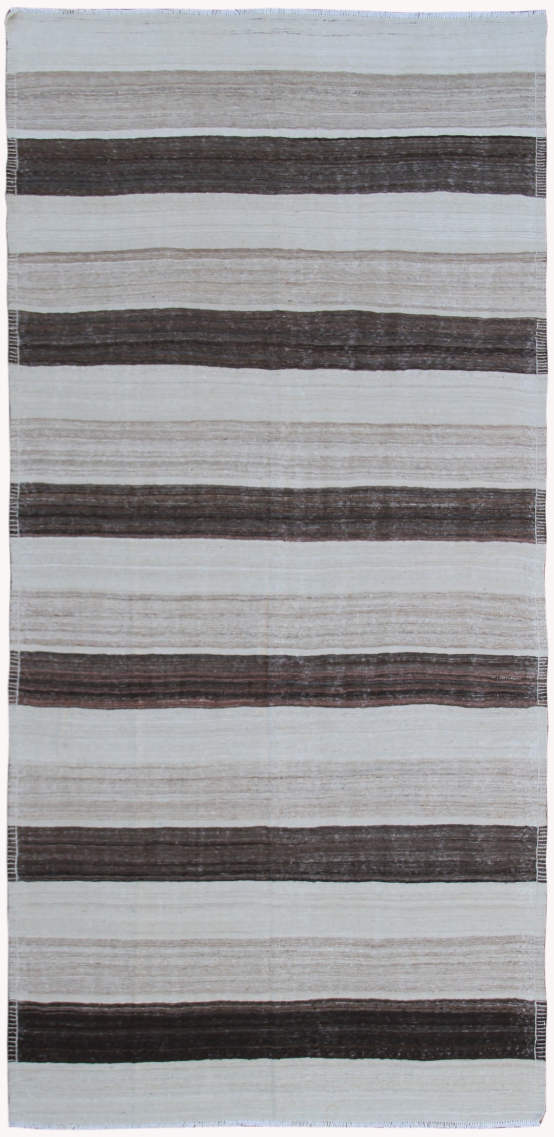 6'x10' Earth Tone Afghan Flat-weave Ariana Kilim Rug