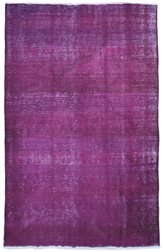 5'x8' Contemporary Purple Ariana Overdye Kilim