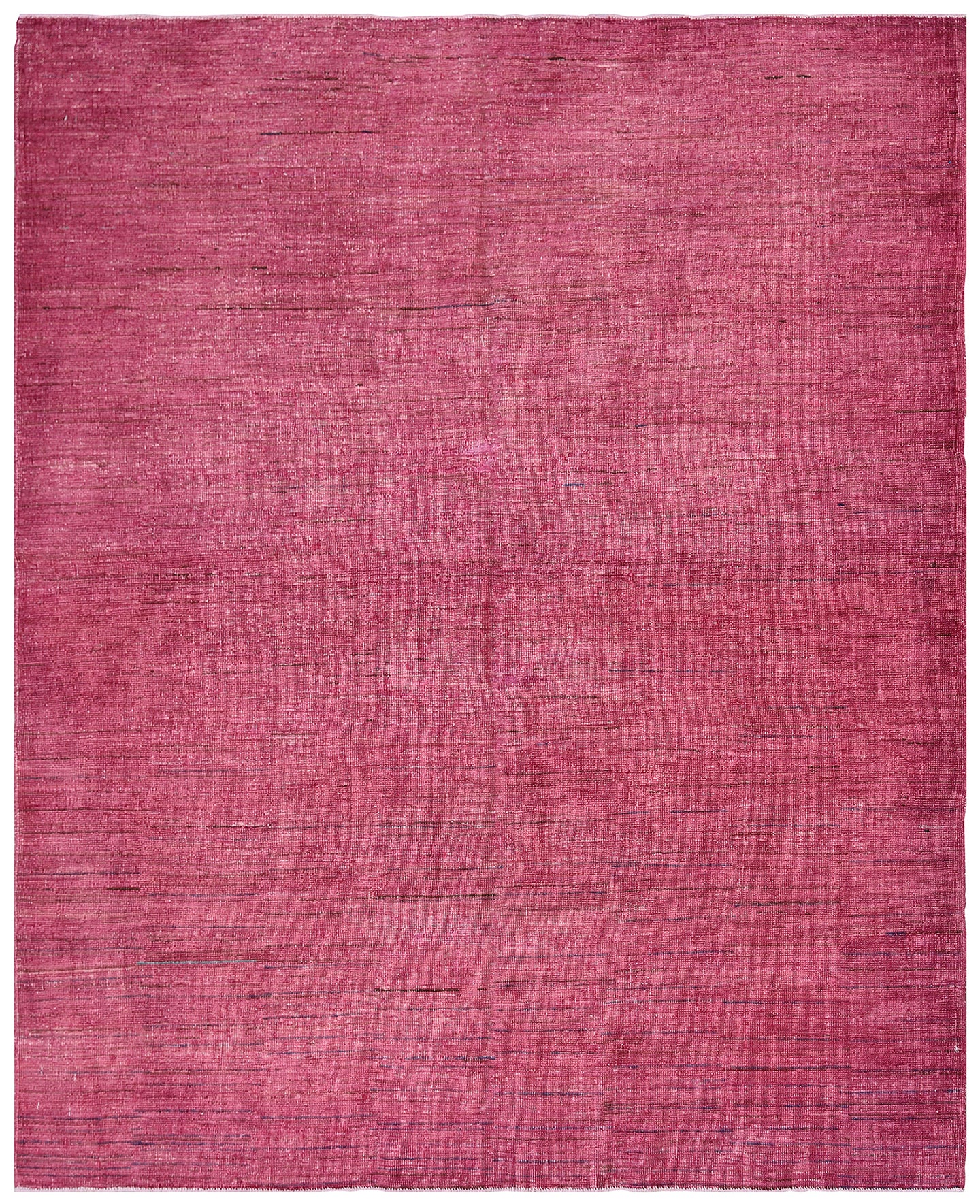 5x6 Contemporary Modern Stria Design Red Overdye Rug
