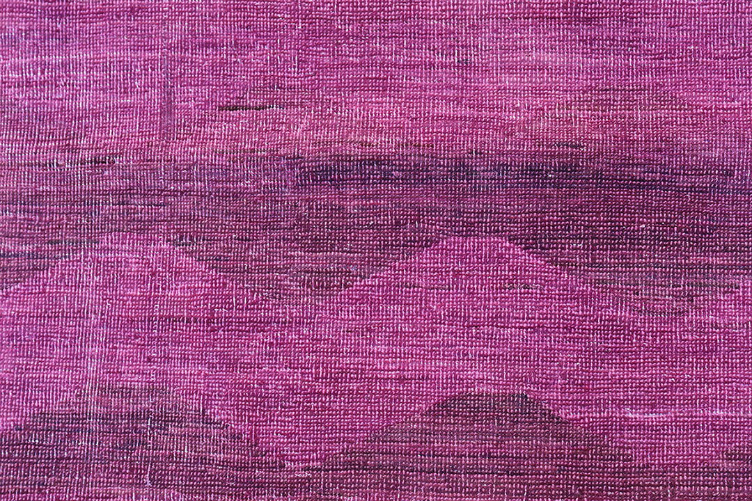 6x9 Fushia Hot Pink Wave Contemporary Design Ariana Over-dye Rug