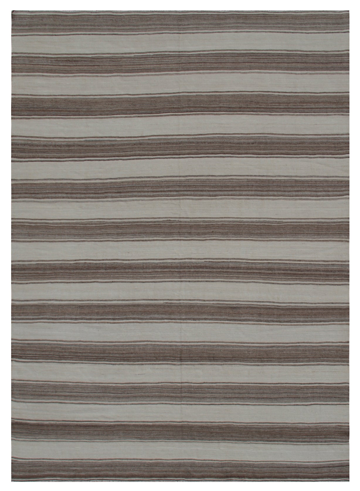 8'x10' Ariana Striped Earth Tone Kilim
