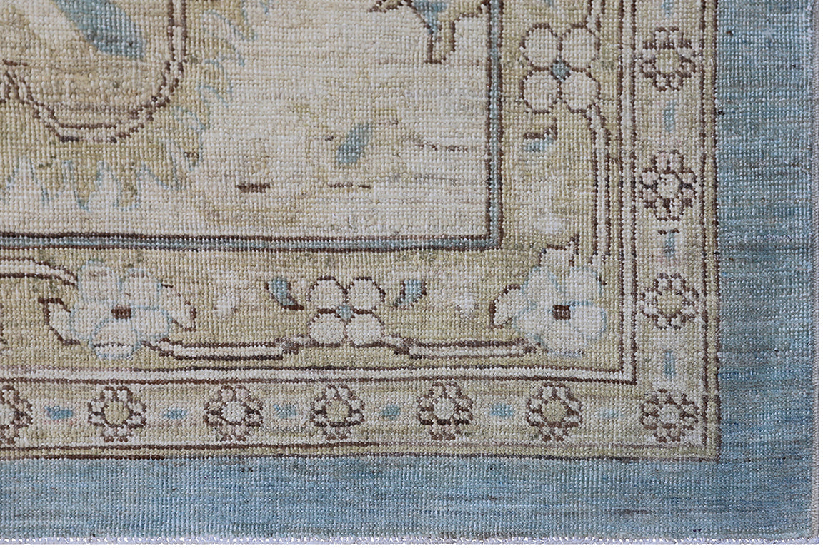 13x17 Agra Design Large Blue Ariana Traditional Rug