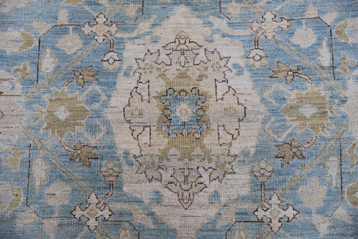 13x17 Agra Design Large Blue Ariana Traditional Rug