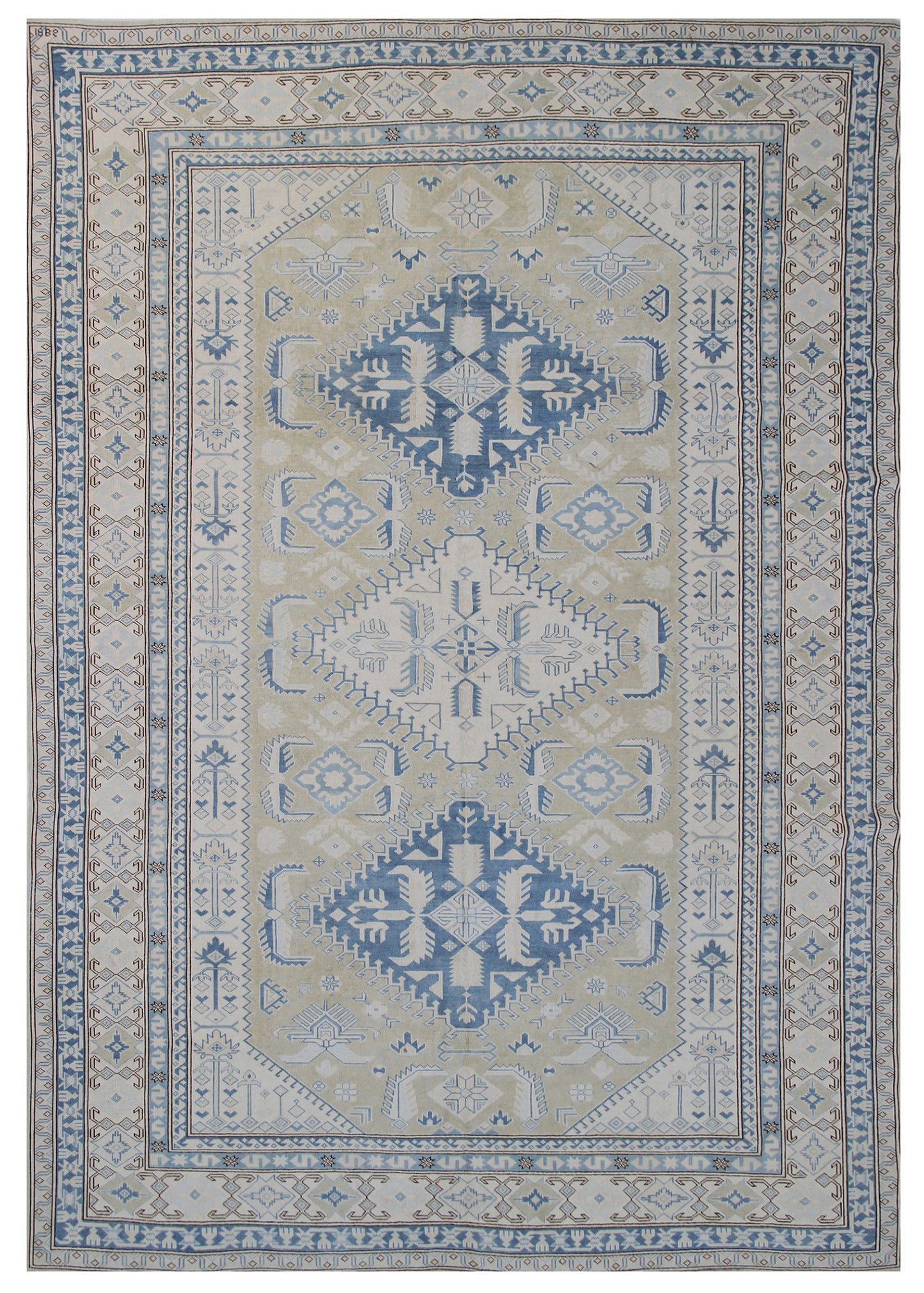 9.02 x 7.00 Ariana Hazara Kzazak Rug