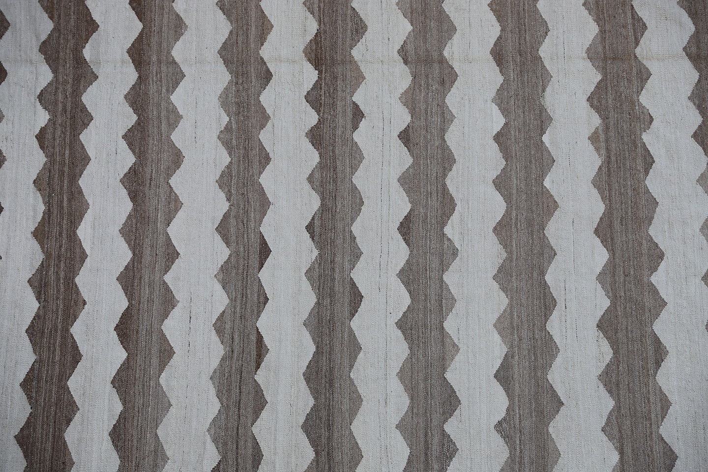8x11 Ariana Striped earth Tone Brown Tan Kilim