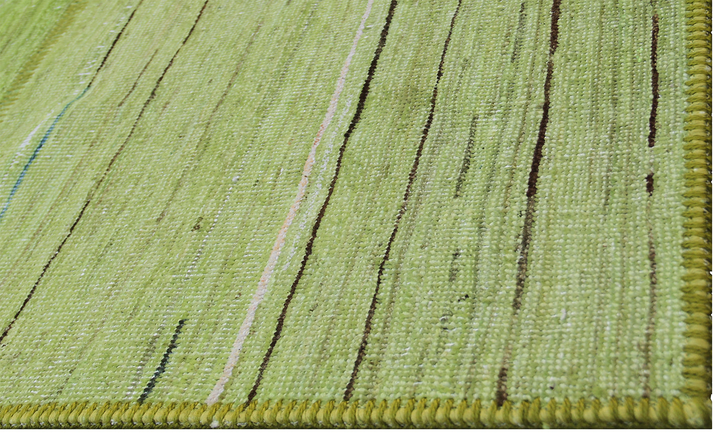 8'x10' Emerald Green Hand-Knotted Patchwork Area Rug