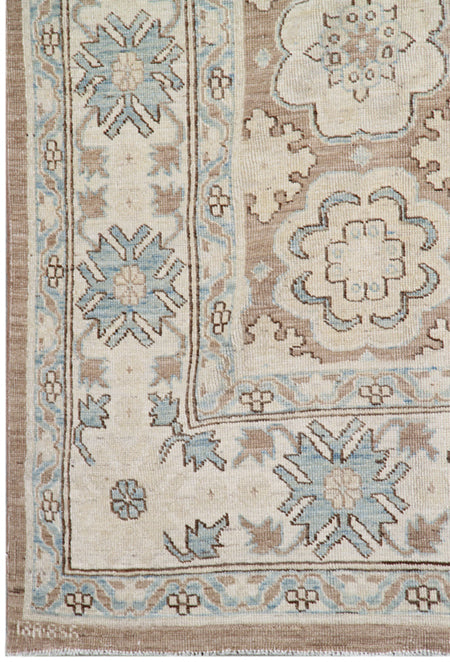 6x9 Soft Color Palette Semi-Geometric Design Ariana Transitional Area Rug