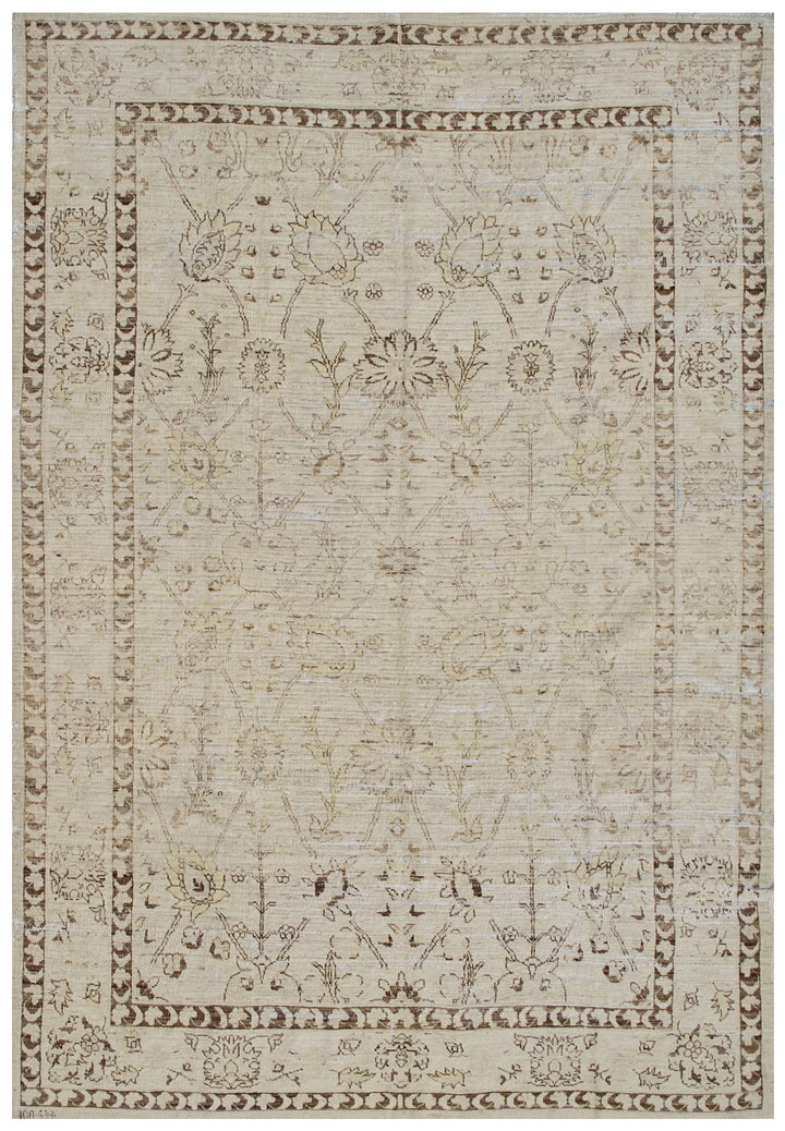 6x9 Soft Tabriz Design Ariana Vintage Rug