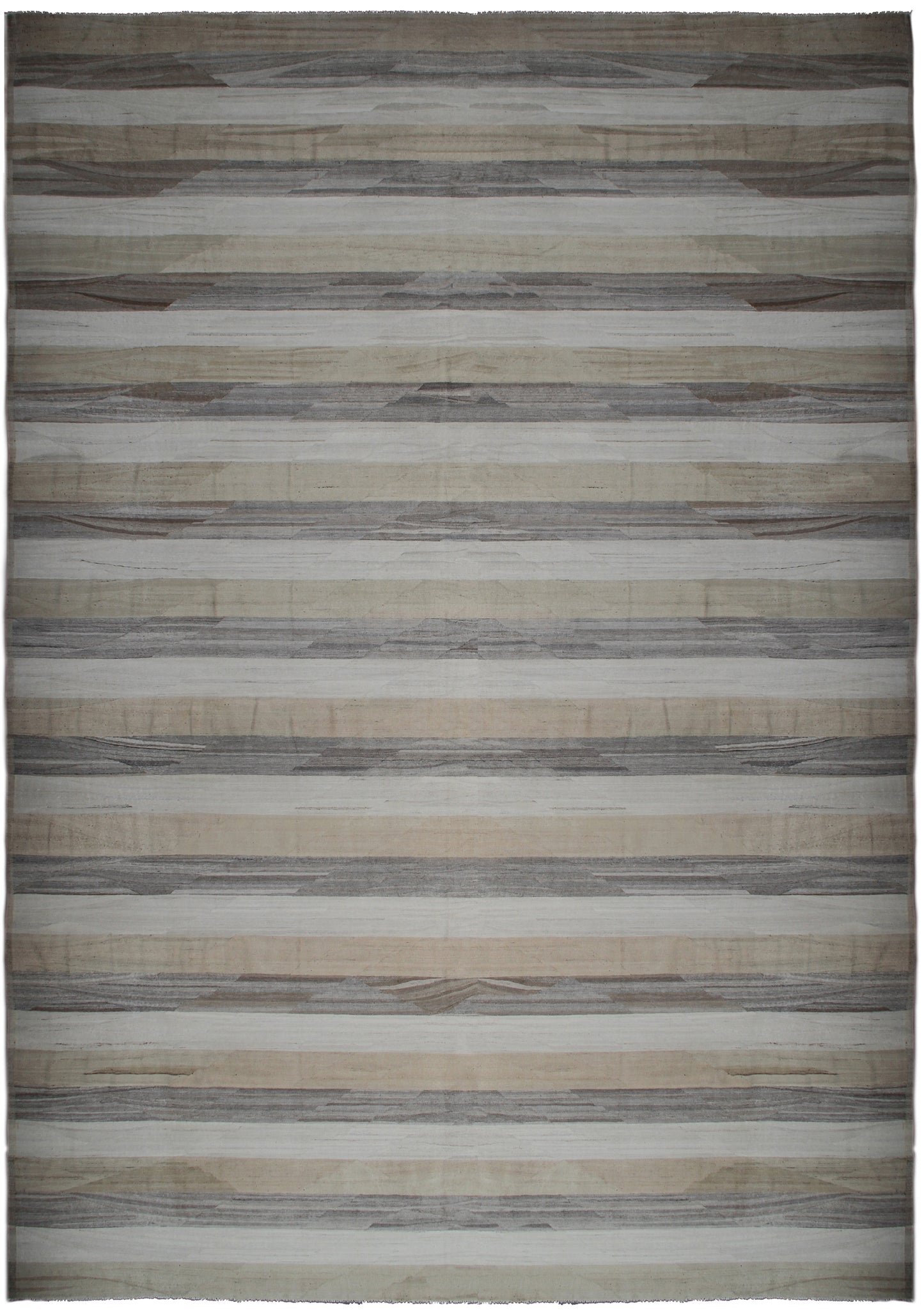 14x21 Large Striped Earth Tone Ariana Kilim