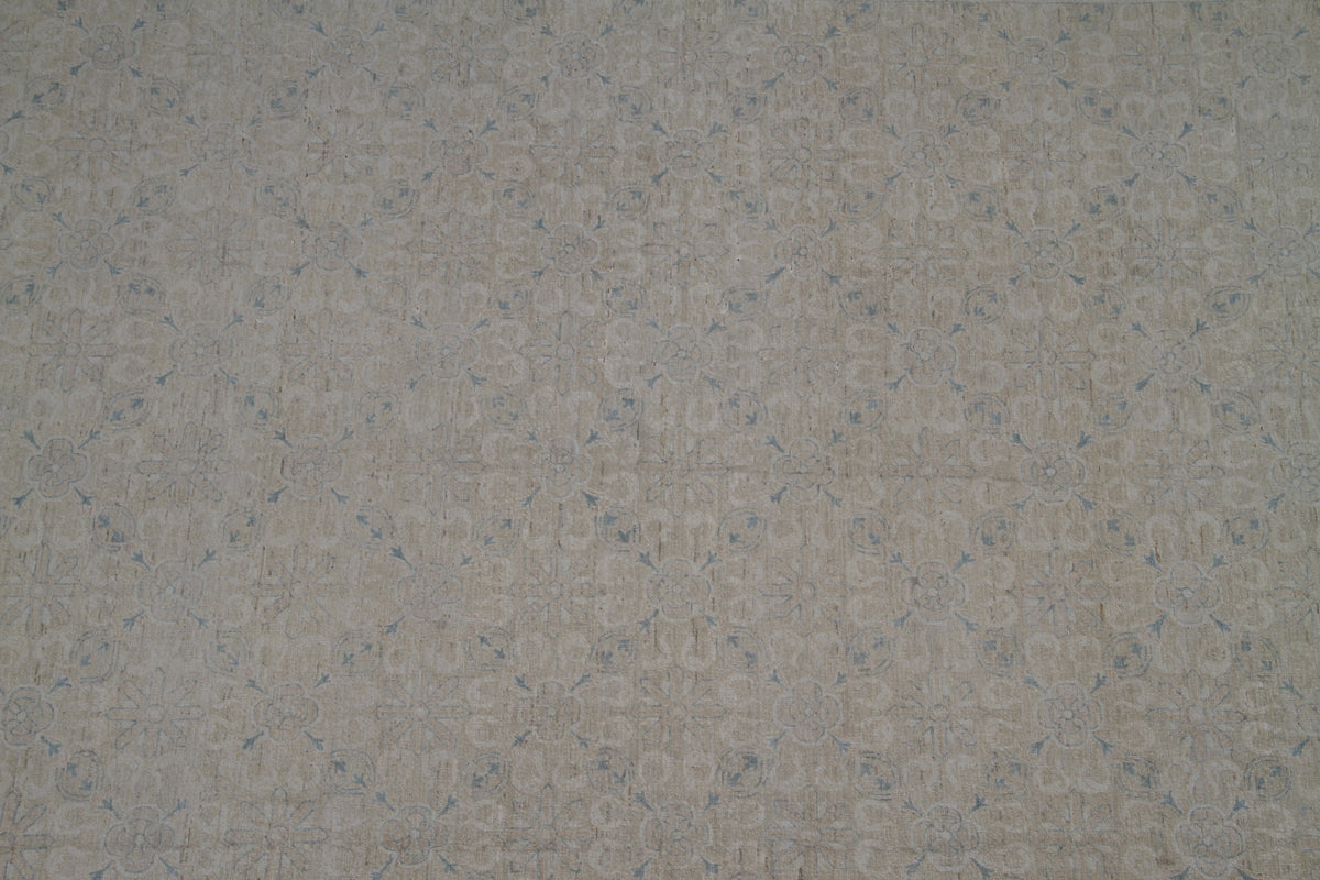9'x12' Soft Geometric Pattern Ariana Modern