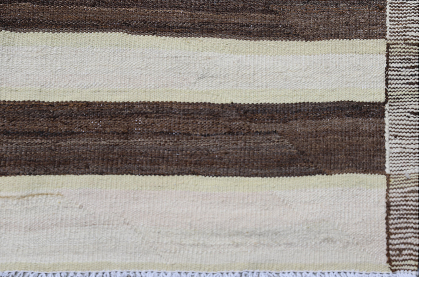 10x14 Large Striped Earth Tone Ariana Kilim