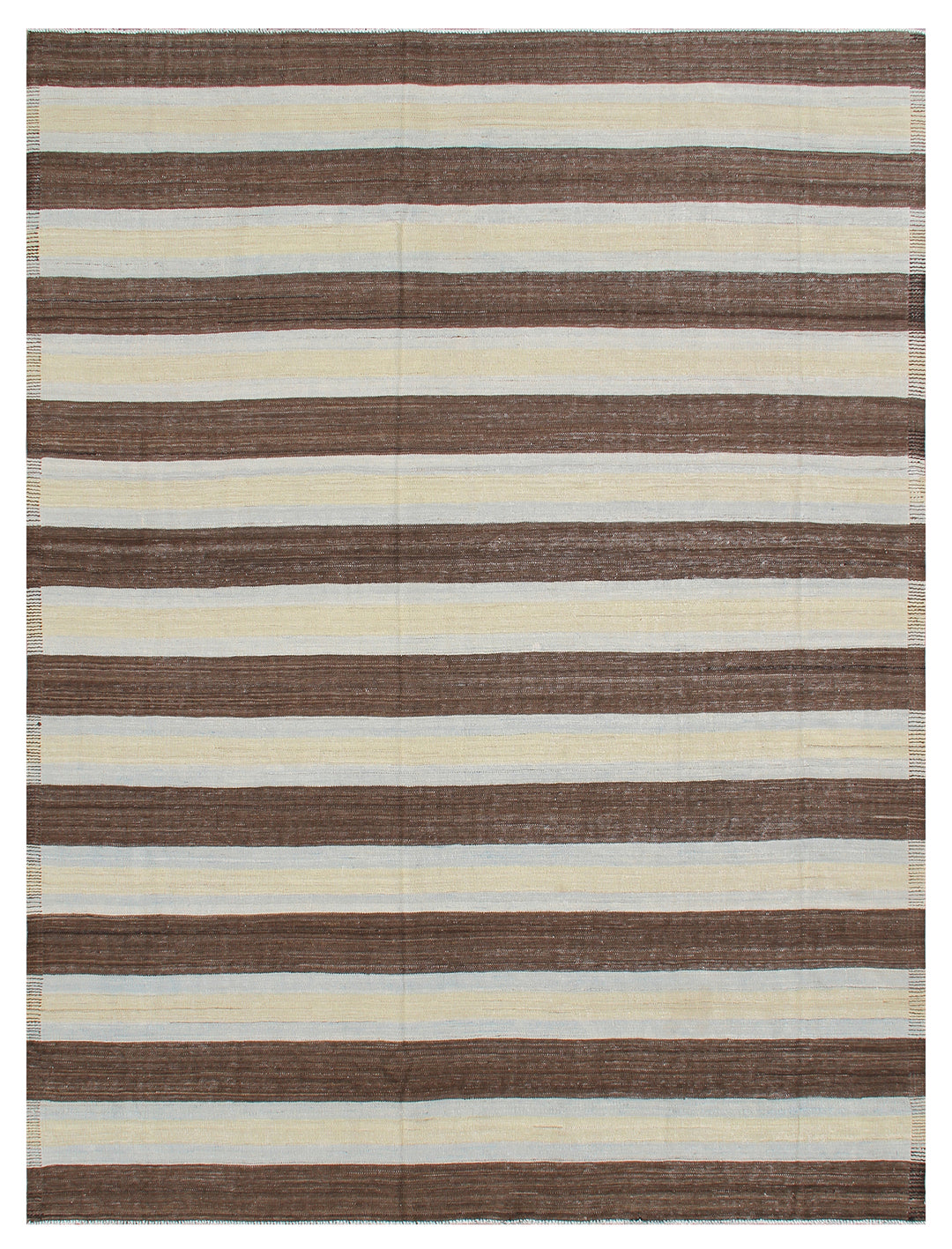 8'x10' High Quality Durable Hand-Woven Stripe Ariana Kilim Rug