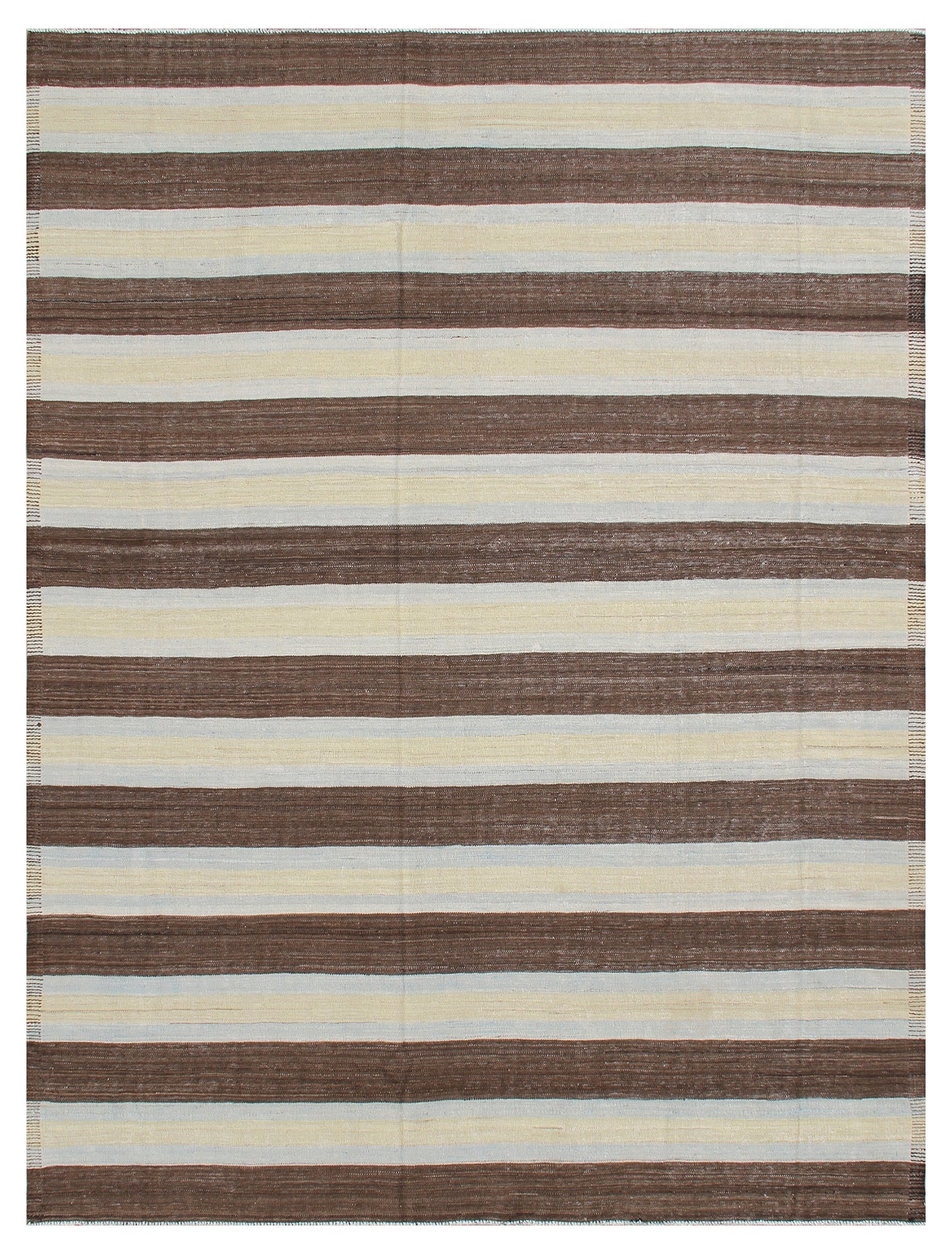 10.00 x 8.00 High Quality Durable Hand-Woven Stripe Ariana Kilim Rug