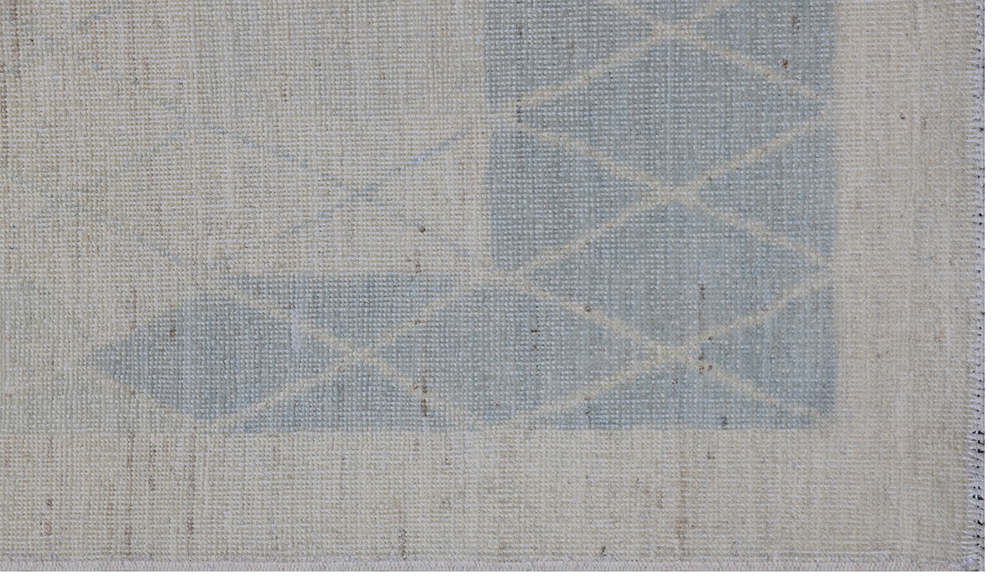 9'X12' Ariana Modern Blue and White Geometric Rug