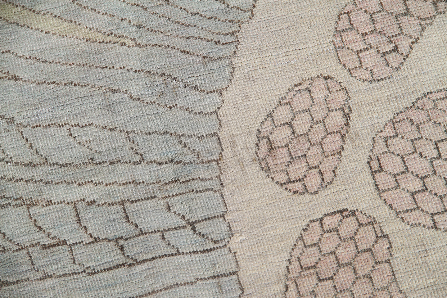 9'x12' Blue Cream Pink Marin Life Design Ariana Modern Rug