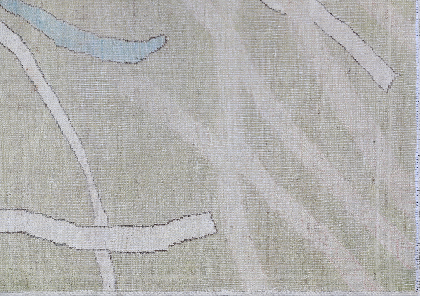 9'x12' Blue Cream Pink Marin Life Design Ariana Modern Rug
