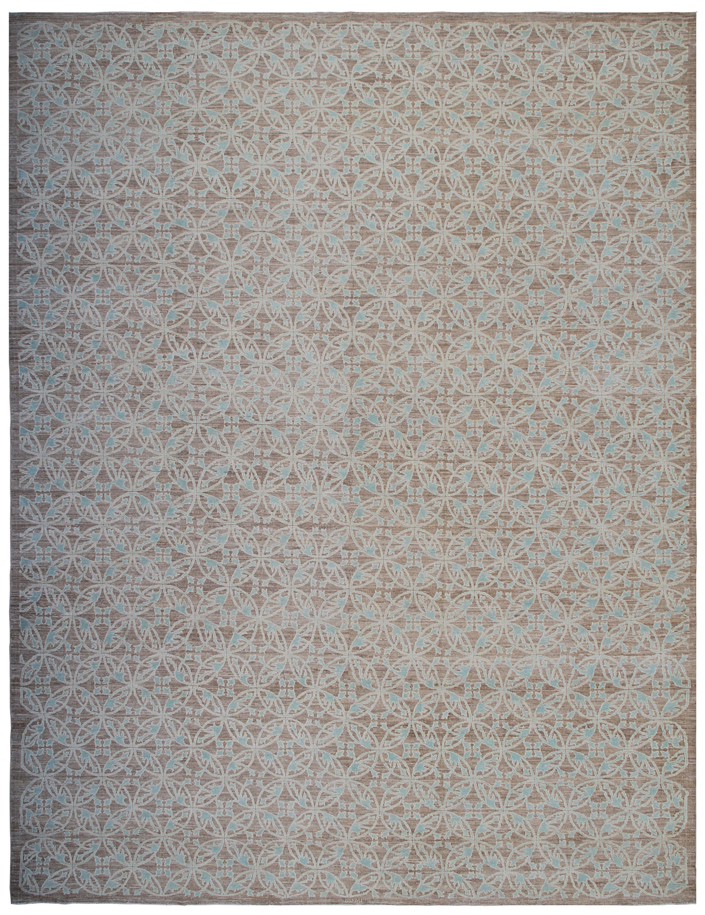 9'x12' Blue and Grey Geometric Ariana Transitional Rug