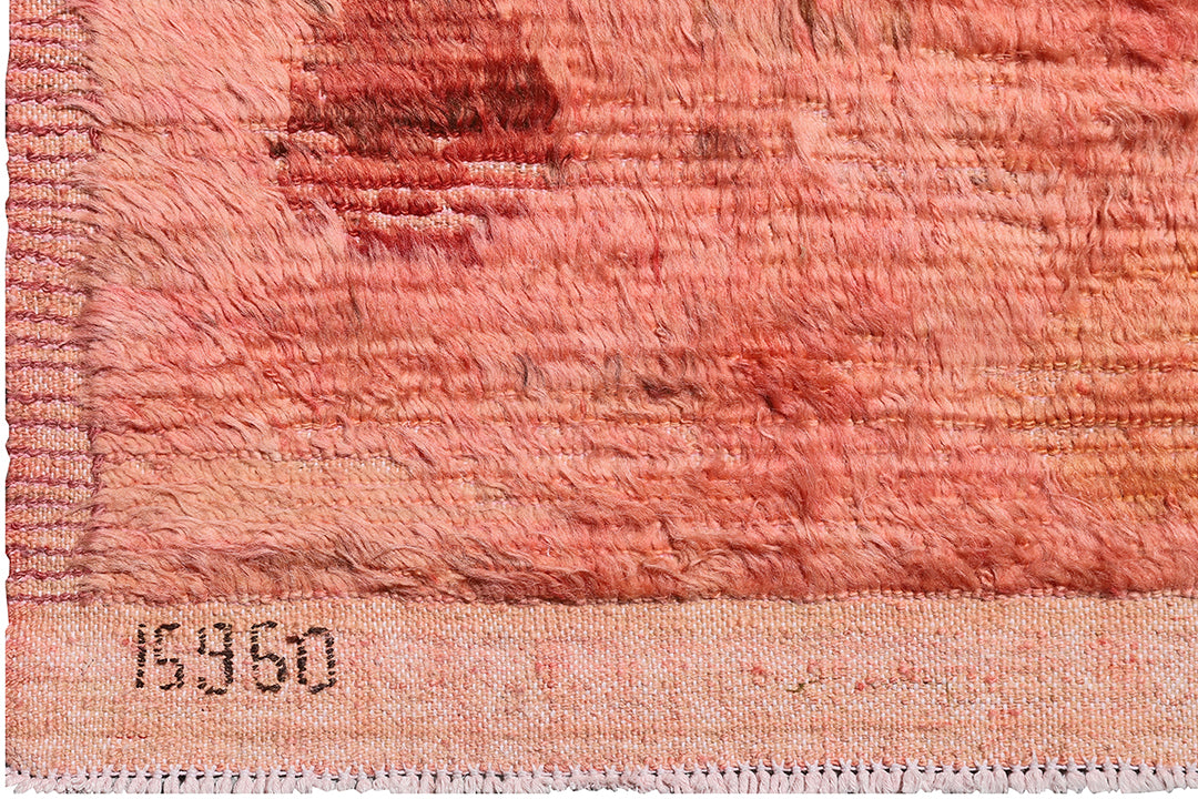 8x11 Pink Overdye Shaggy Ariana Barchi Rug