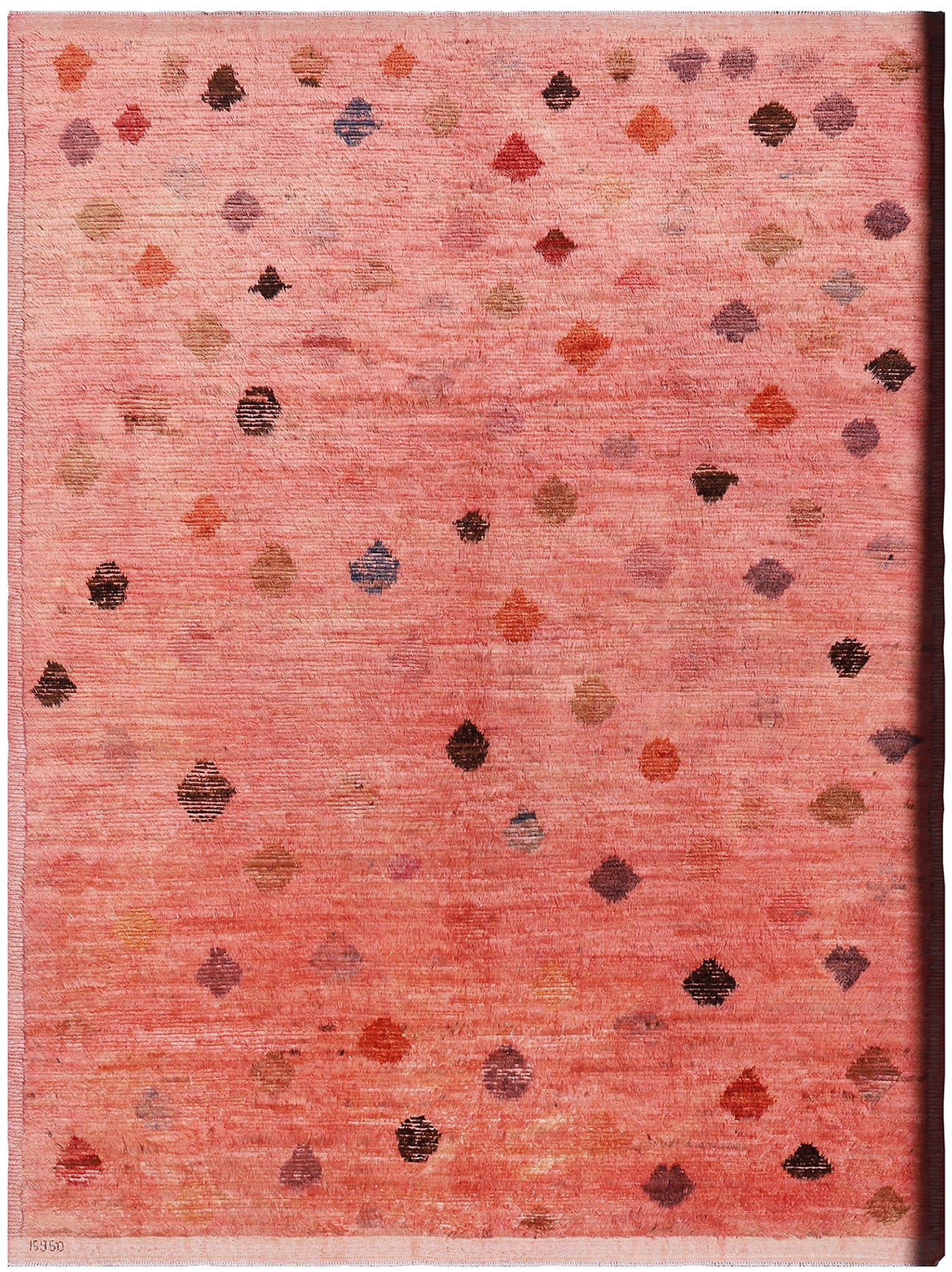 8x11 Pink Overdye Shaggy Ariana Barchi Rug