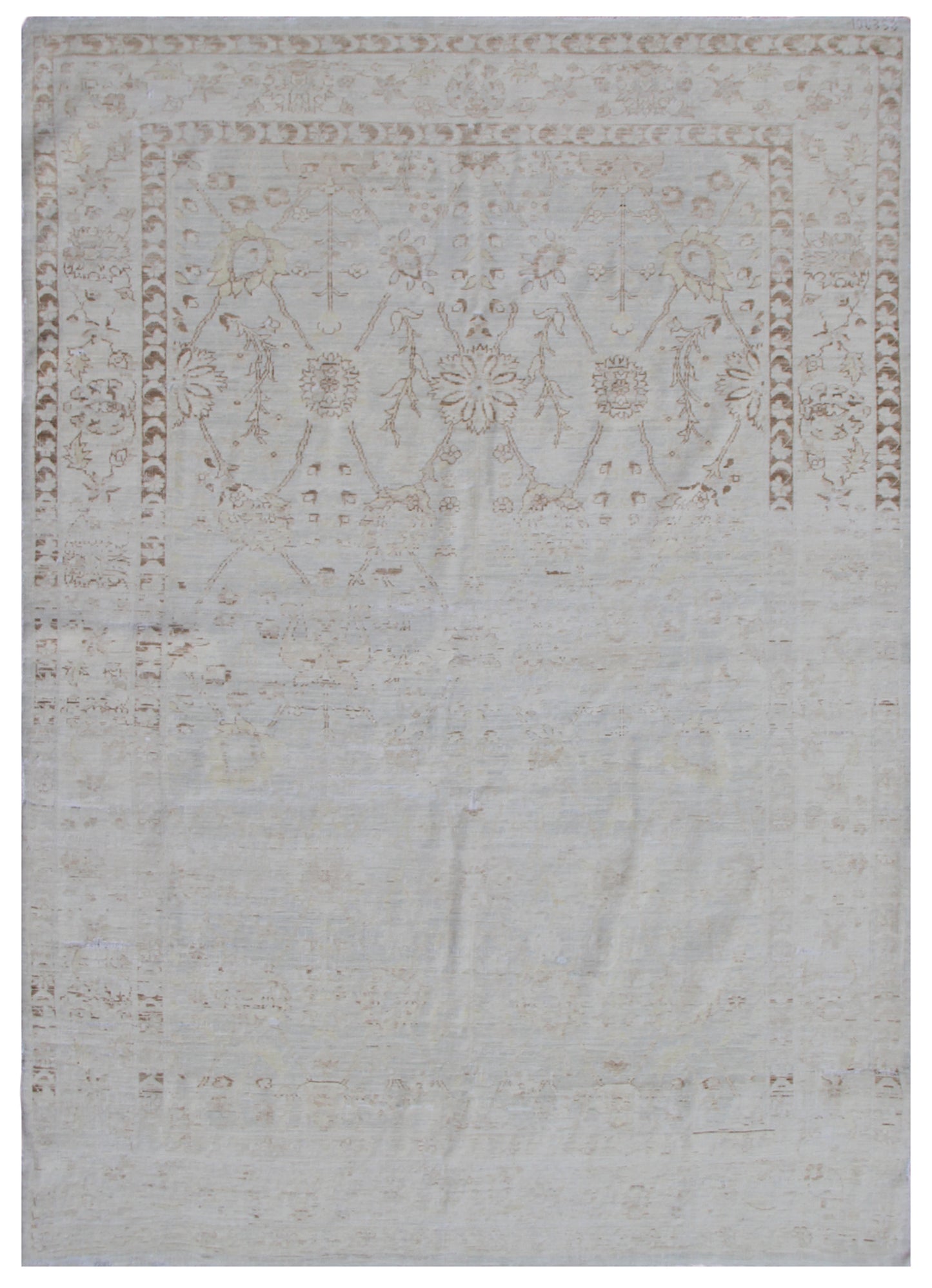 6x8 Pale Abrash Tabriz Design Contemporary Ariana Vintage Collection Rug