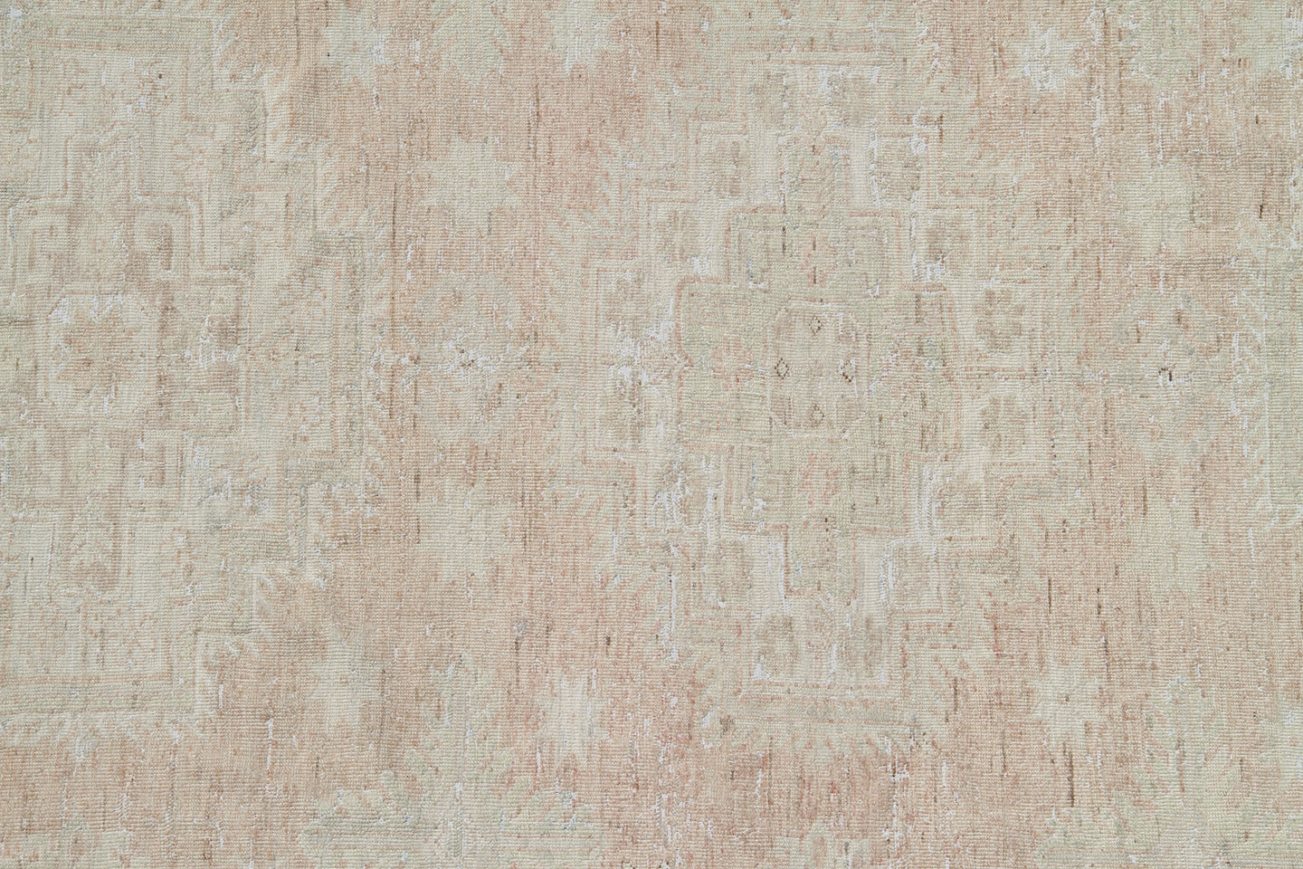 7'x9' Pale Colors Geometric Kazak Design Contemporary Ariana Hazara Vintage Collection Rug