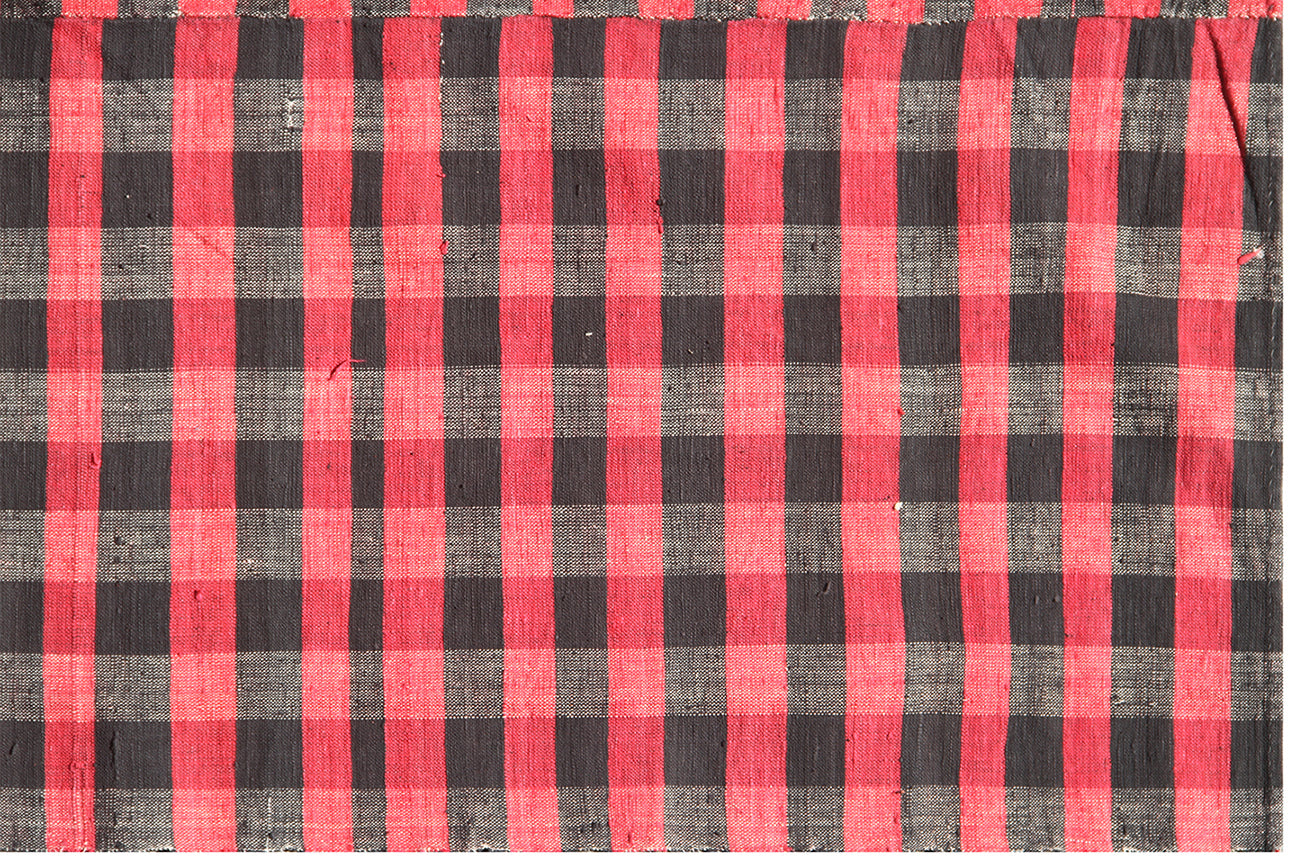 6x9 Red Thin Vintage Turkish Kilim