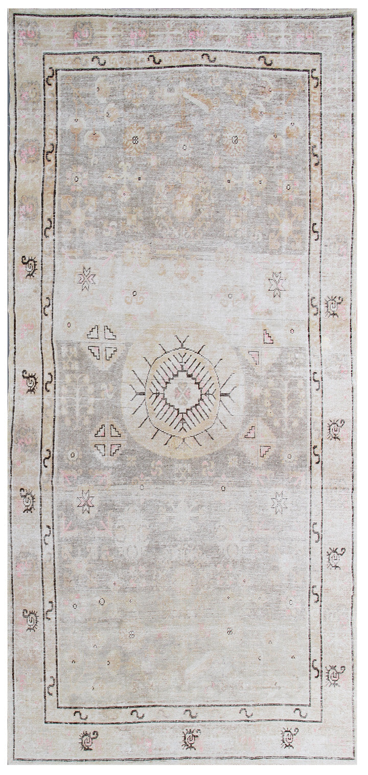 5'x10' Antique Samarkand Rug