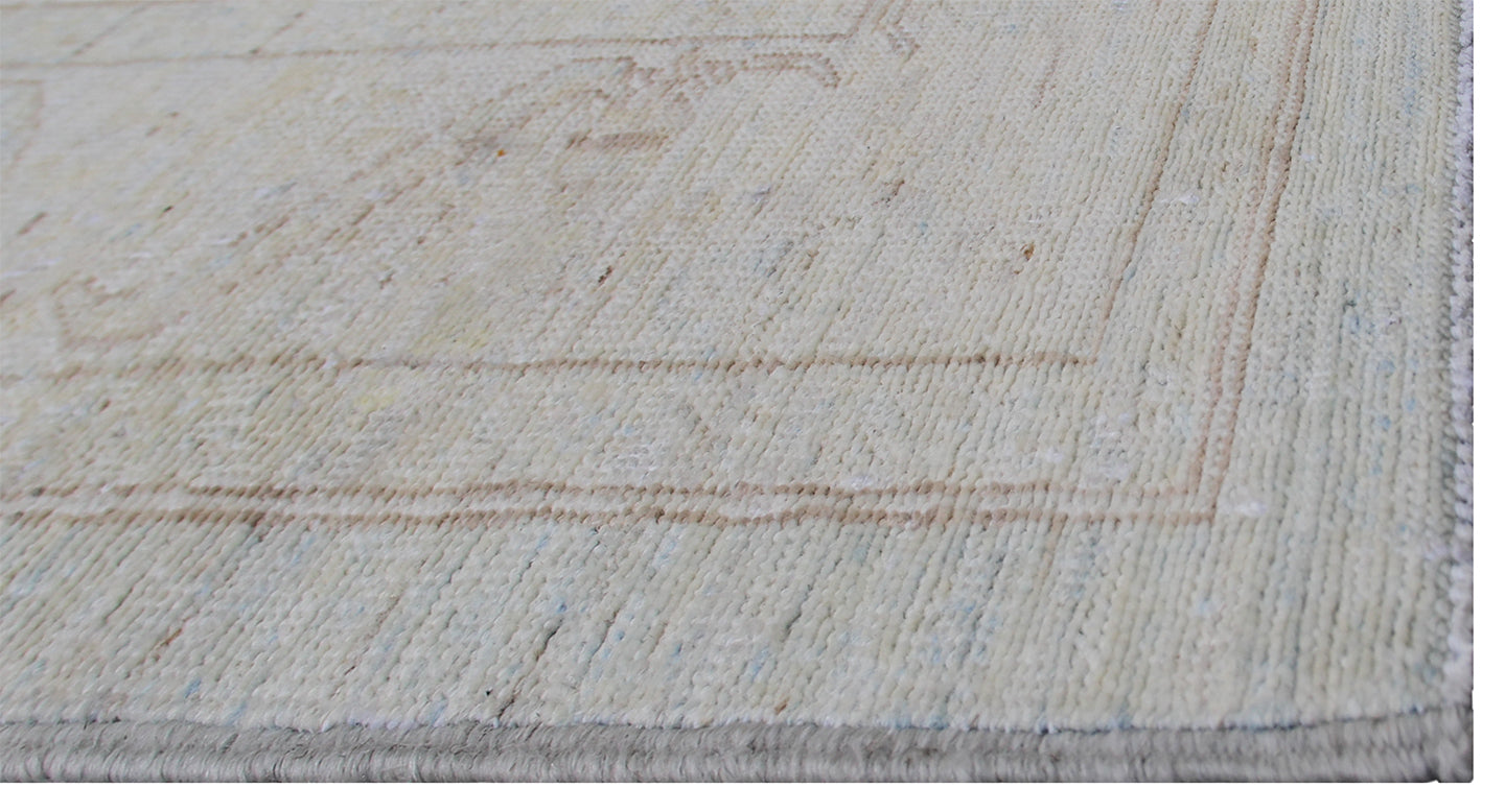 3x12 Soft Blue Agra 505 Ariana Transitional Collection Runner Rug