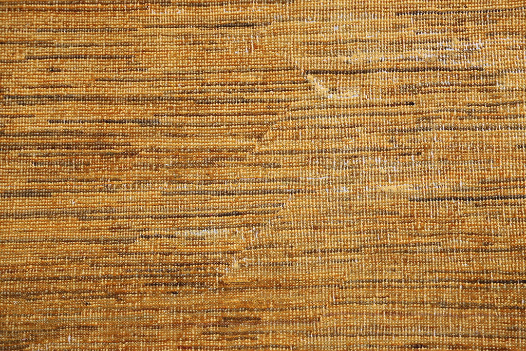 6x9 Contemporary Modern Stria Design Gold Color Ariana Overdye Rug