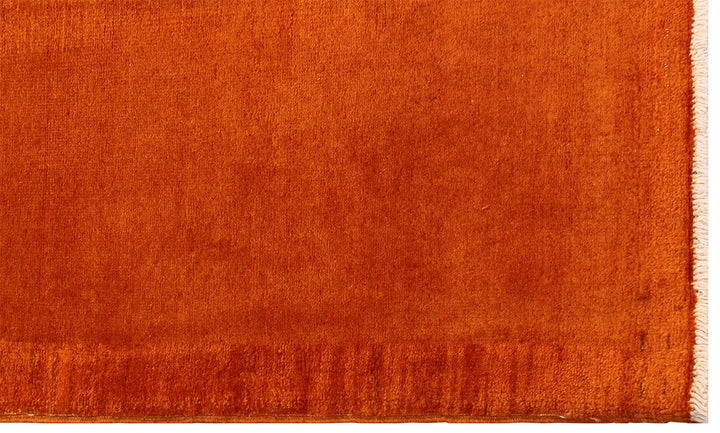 6'x8' Solid Orange Ariana Overdyed Area Rug