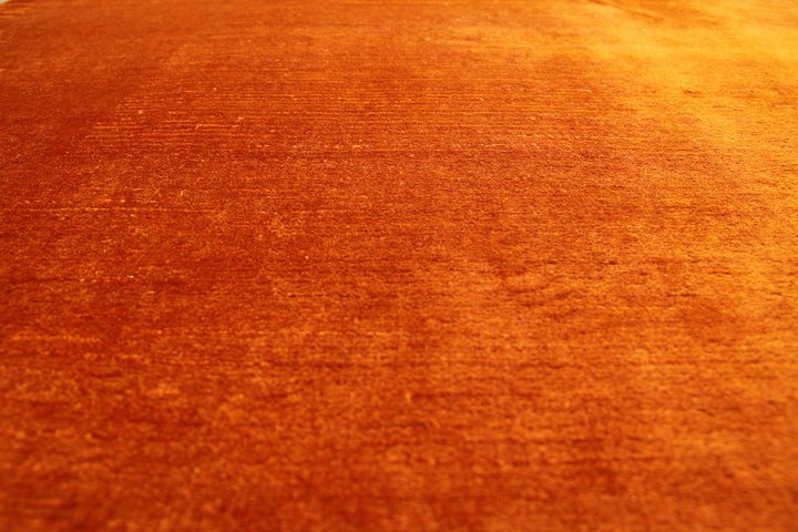 6'x8' Solid Orange Ariana Overdyed Area Rug