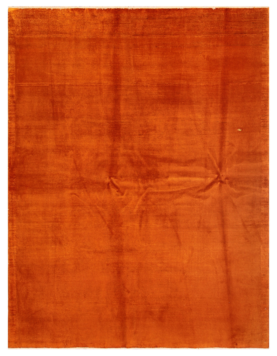 6'x8' Solid Orange Ariana Overdyed Area Rug