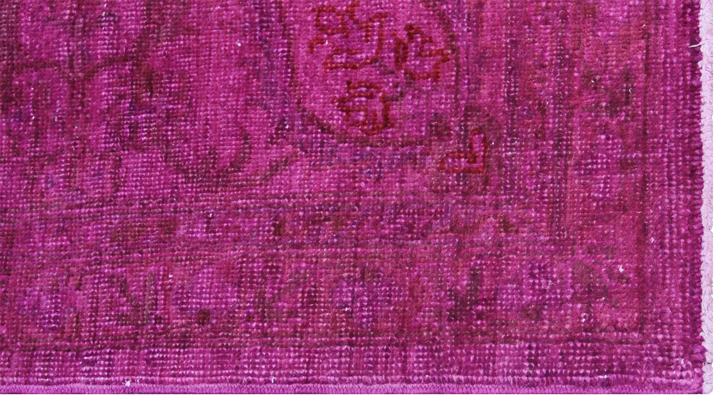 6x9 Contemporary Pink Classic Persian Design Ariana Overdye Rug