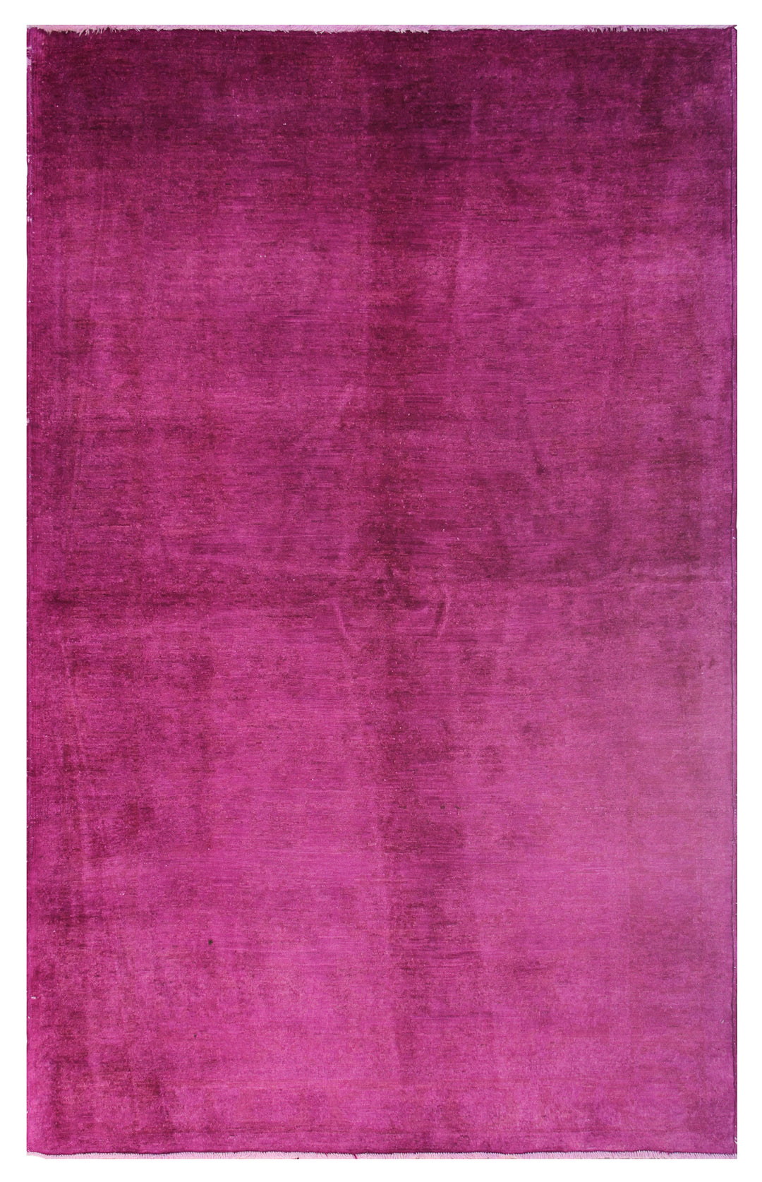 5'x8' Contemporary Modern Fushia Magenta Ariana Overdyed Rug