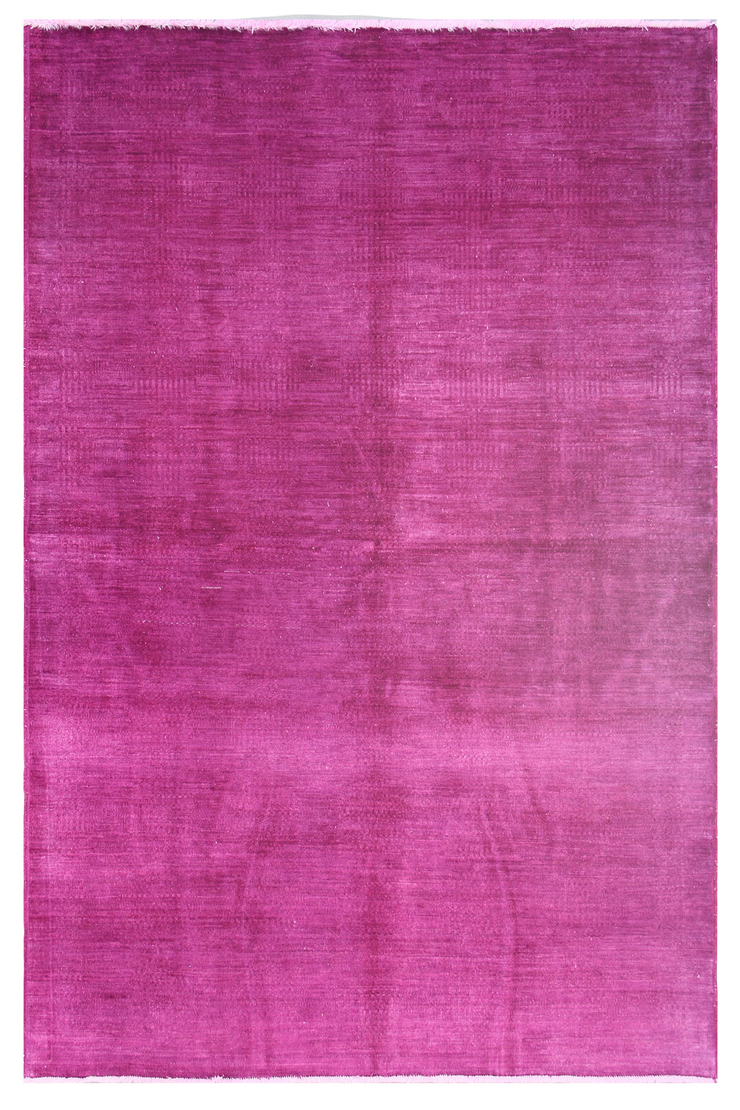 5'x8' Solid Magenta Pink Ariana Overdyed Rug