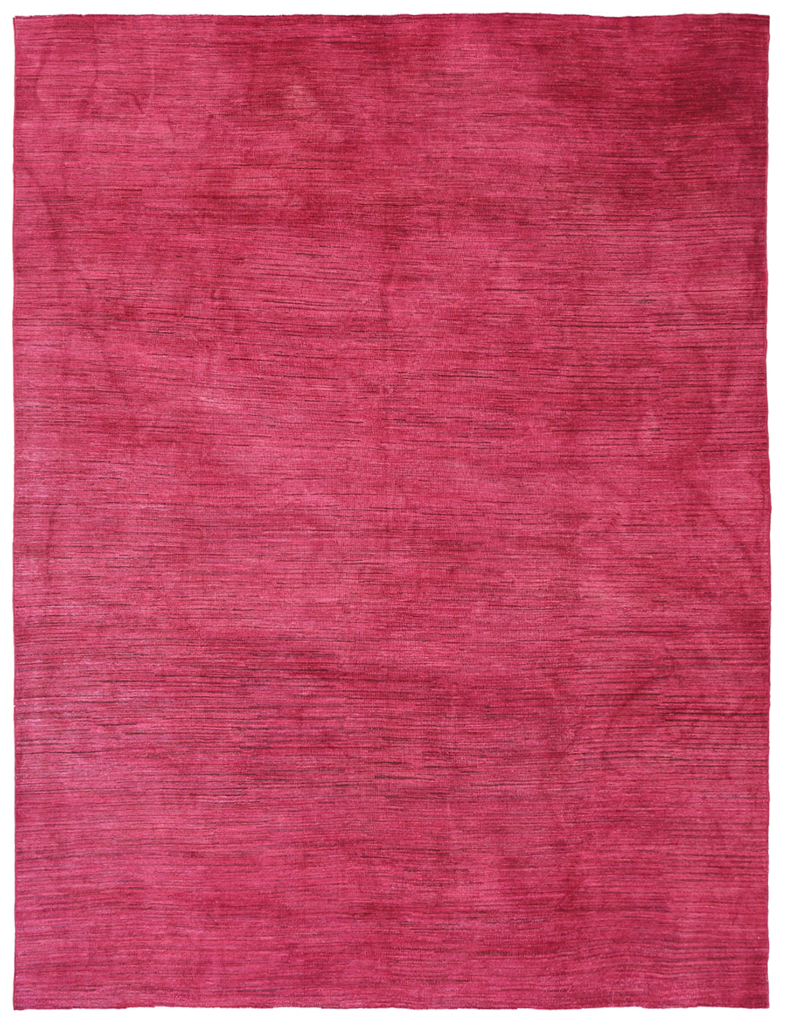 10x13 Red Pink Solid Ariana Over-dye Rug