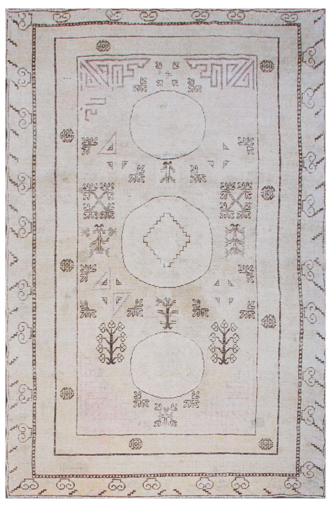 8.03 x 4.04 Antique Samarkand