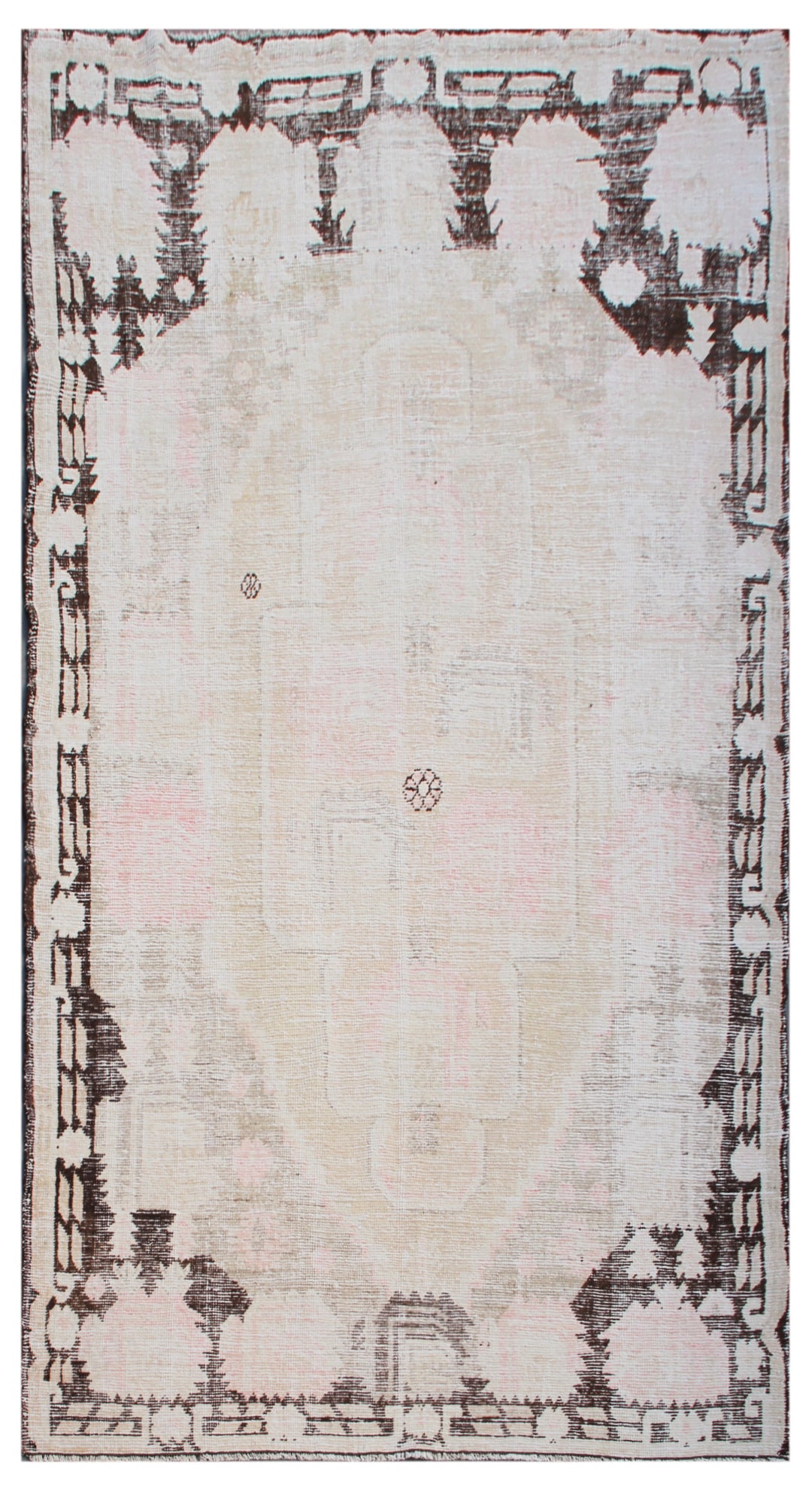 8'x5' Traditional Antique Samarkand Rug