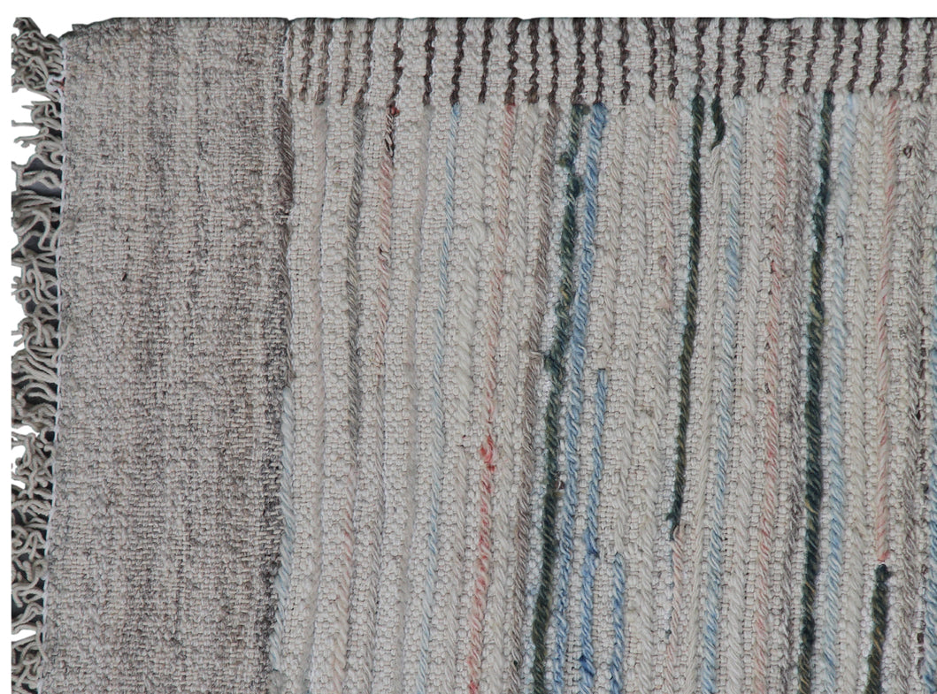 6'x9' Gray Design Ariana Barchi Soumak Area Rug Rug