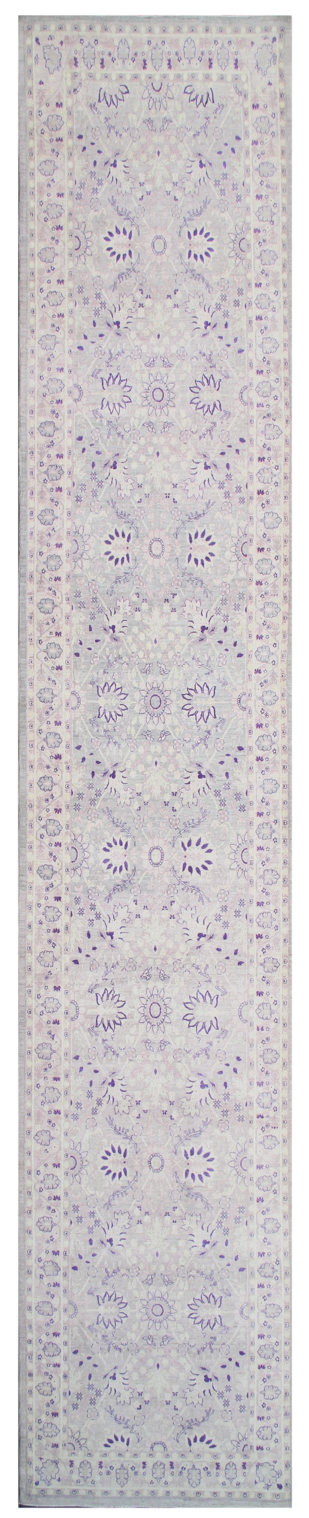 4x19 Tabriz Design Ariana Transitional Long Runner Rug
