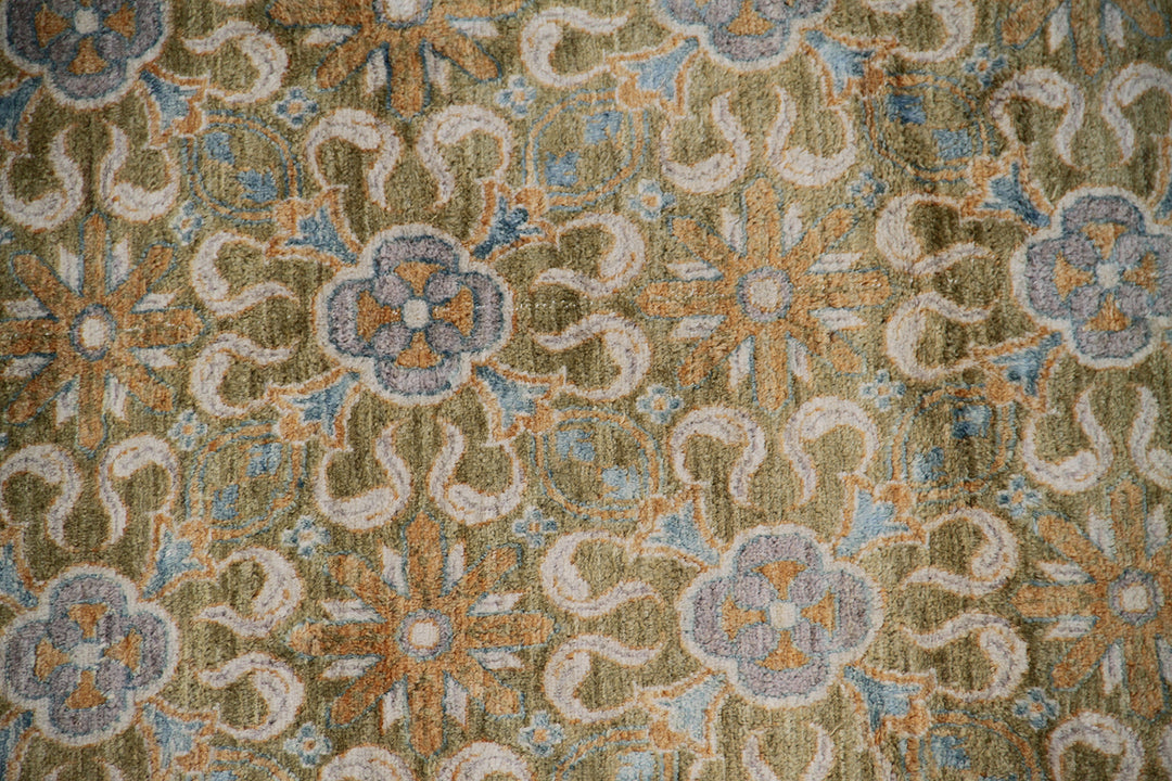9'x12' Wool Rug | Gold | Ariana Traditional Rug