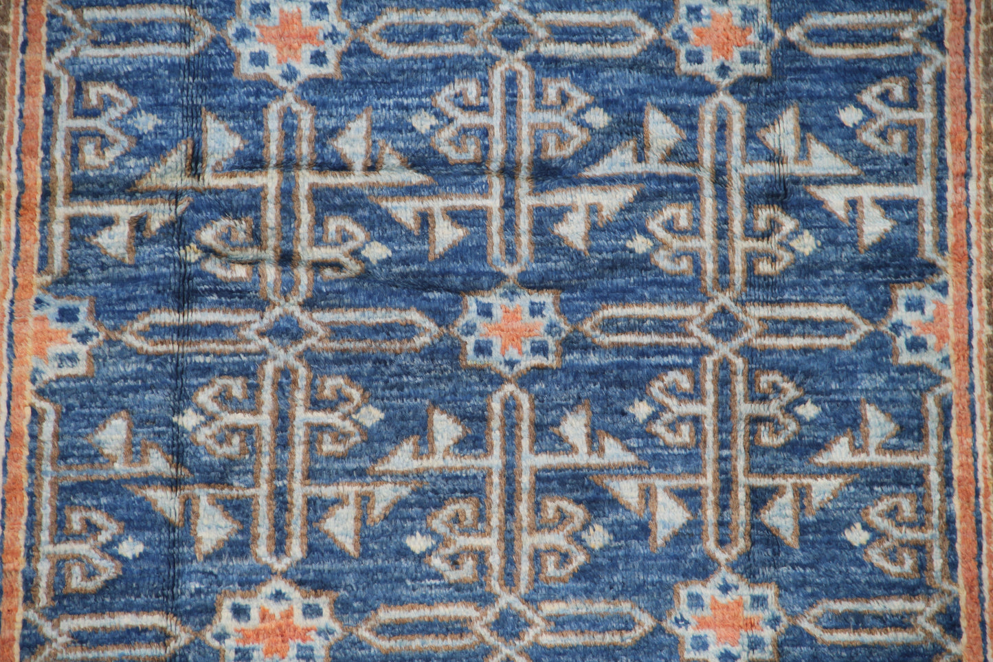 4x6 Blue Black Turkish Design Ariana Traditional Small Rug