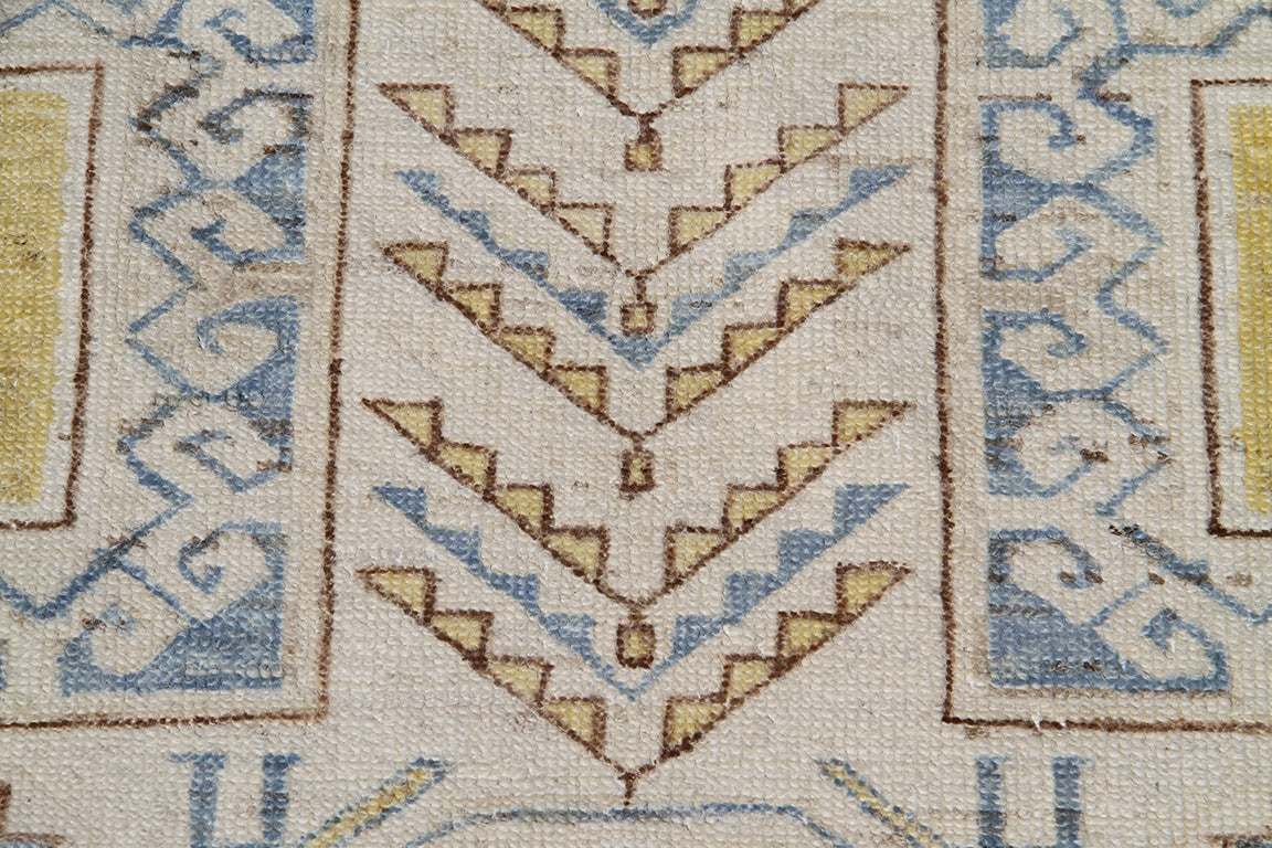 4x6 Yellow Ariana Hazara Rug