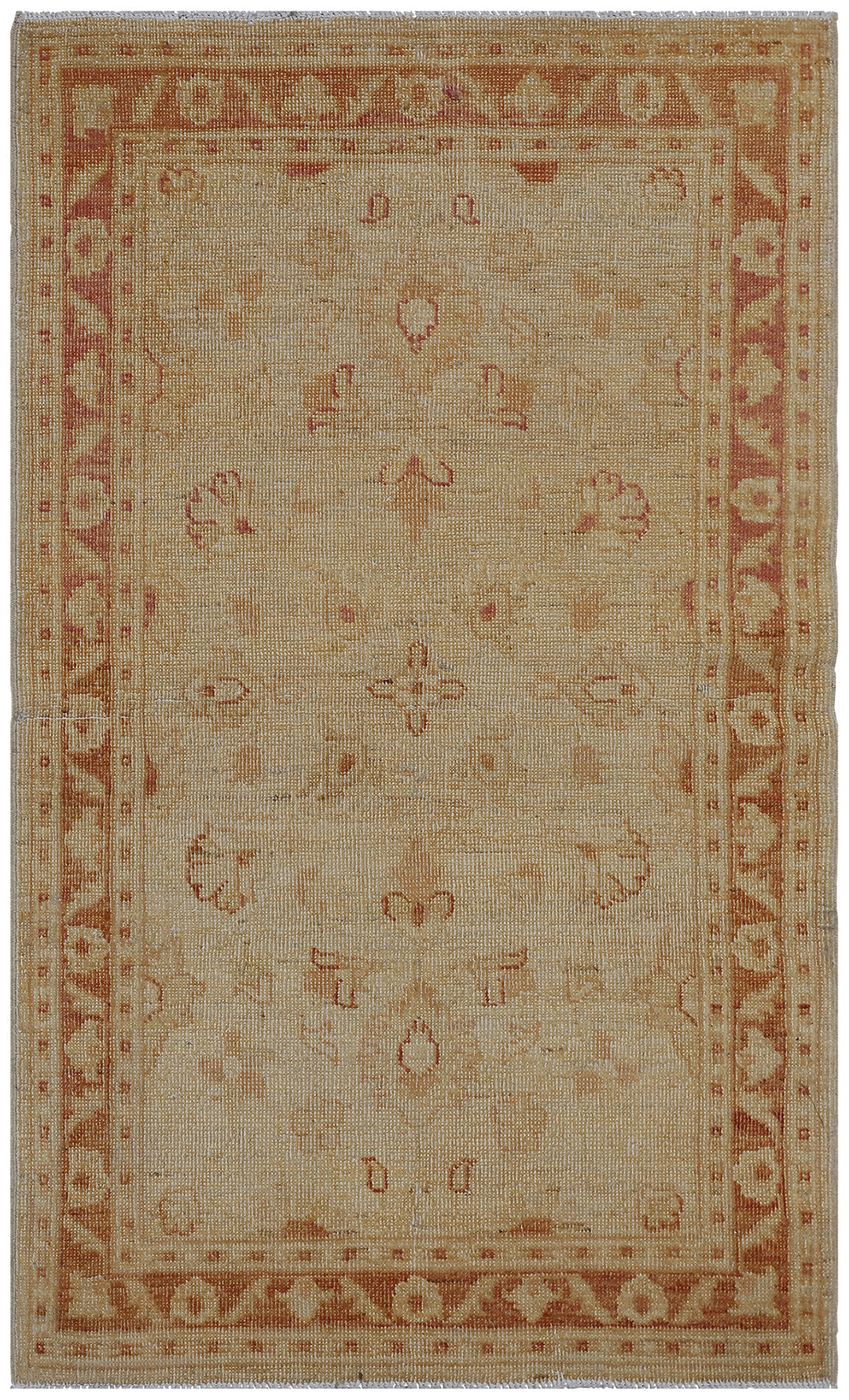 2'x4' Agra Design Floral Ariana Traditional Collection Small Rug