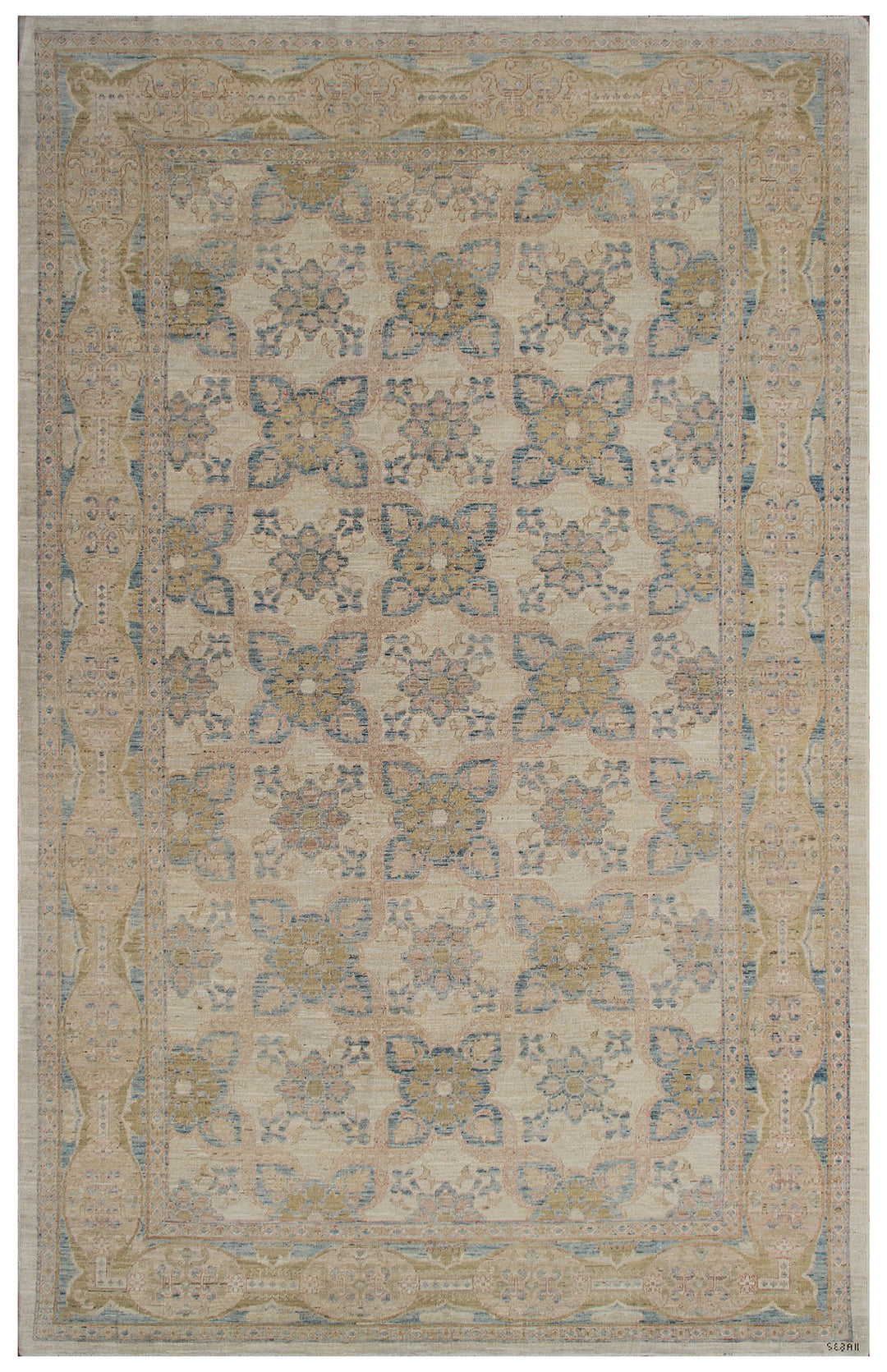 6'x9' Persian Design Great Colors Hand-Knotted Ariana Traditional Rug
